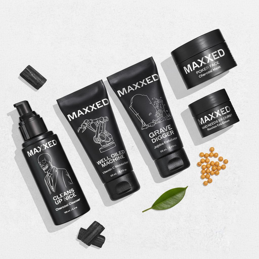 MAXXED Complete Advanced Rejuvenation Routine — 5-in-1 Men’s Skincare Set