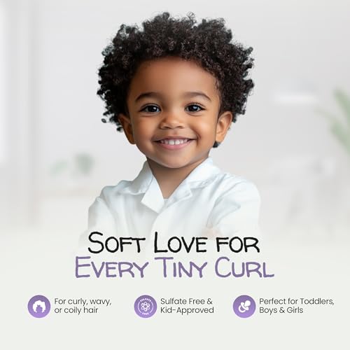 MAYA MARI 2-in-1 Kids Shampoo and Conditioner – Tear-Free, Coconut & Lime, Made in USA (12 oz)