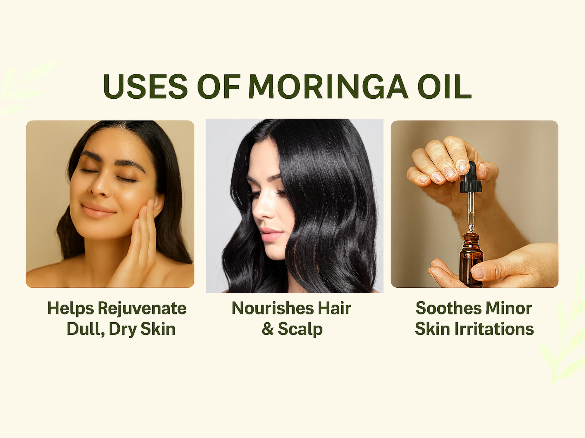 Mayan's Secret Organic Moringa Energy Oil — 100% Pure Moringa Seed Oil for Skin & Hair