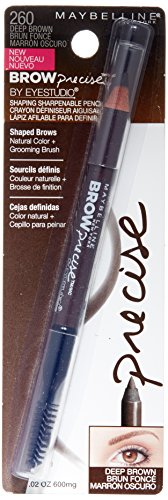 Maybelline New York Brow Precise Shaping Eyebrow Pencil – Deep Brown