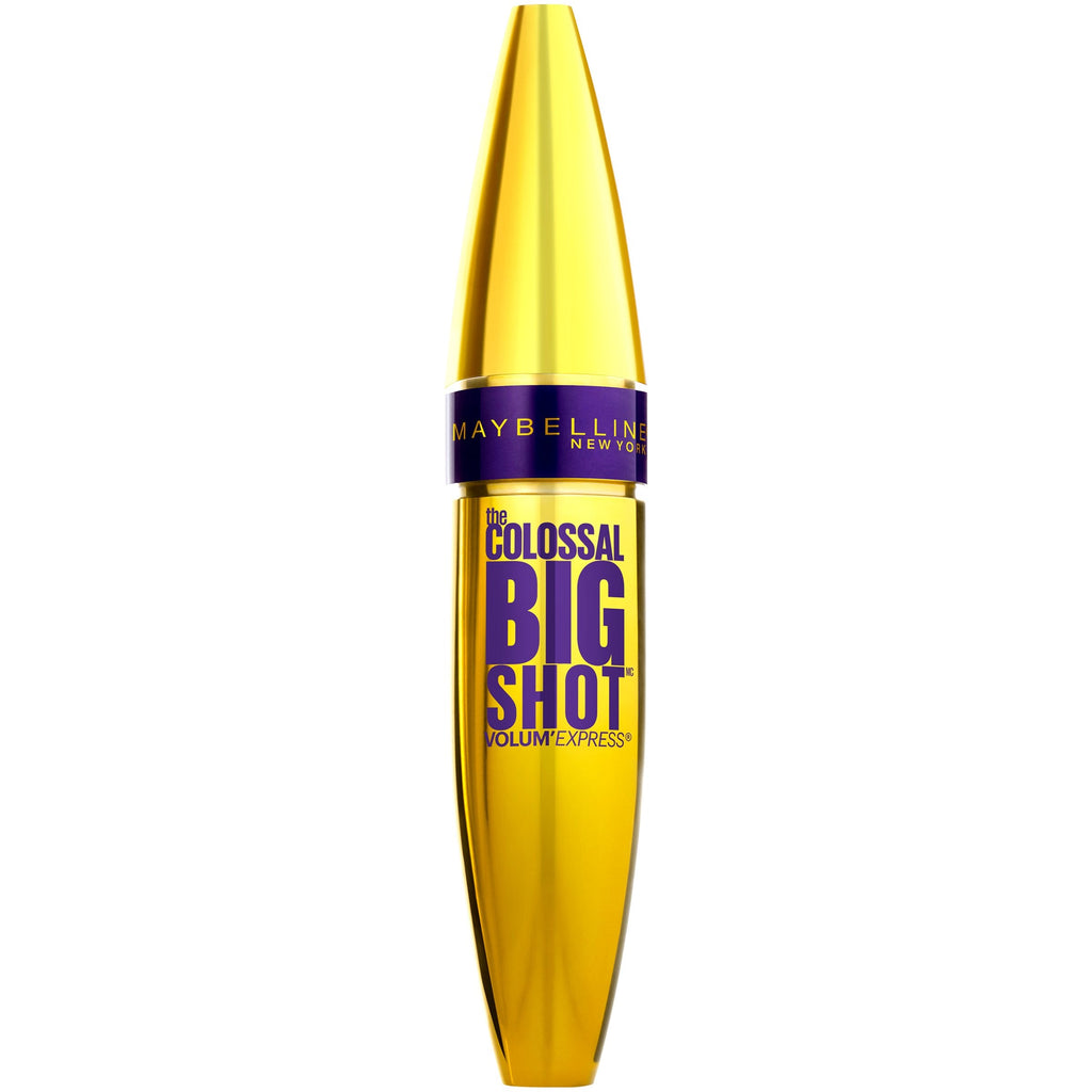 Maybelline Volum' Express The Colossal Big Shot Mascara – Washable, Very Black, 0.33 fl oz