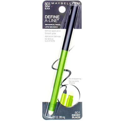 Maybelline Define-A-Line Eyeliner Ebony Black [801] – 3 Pack