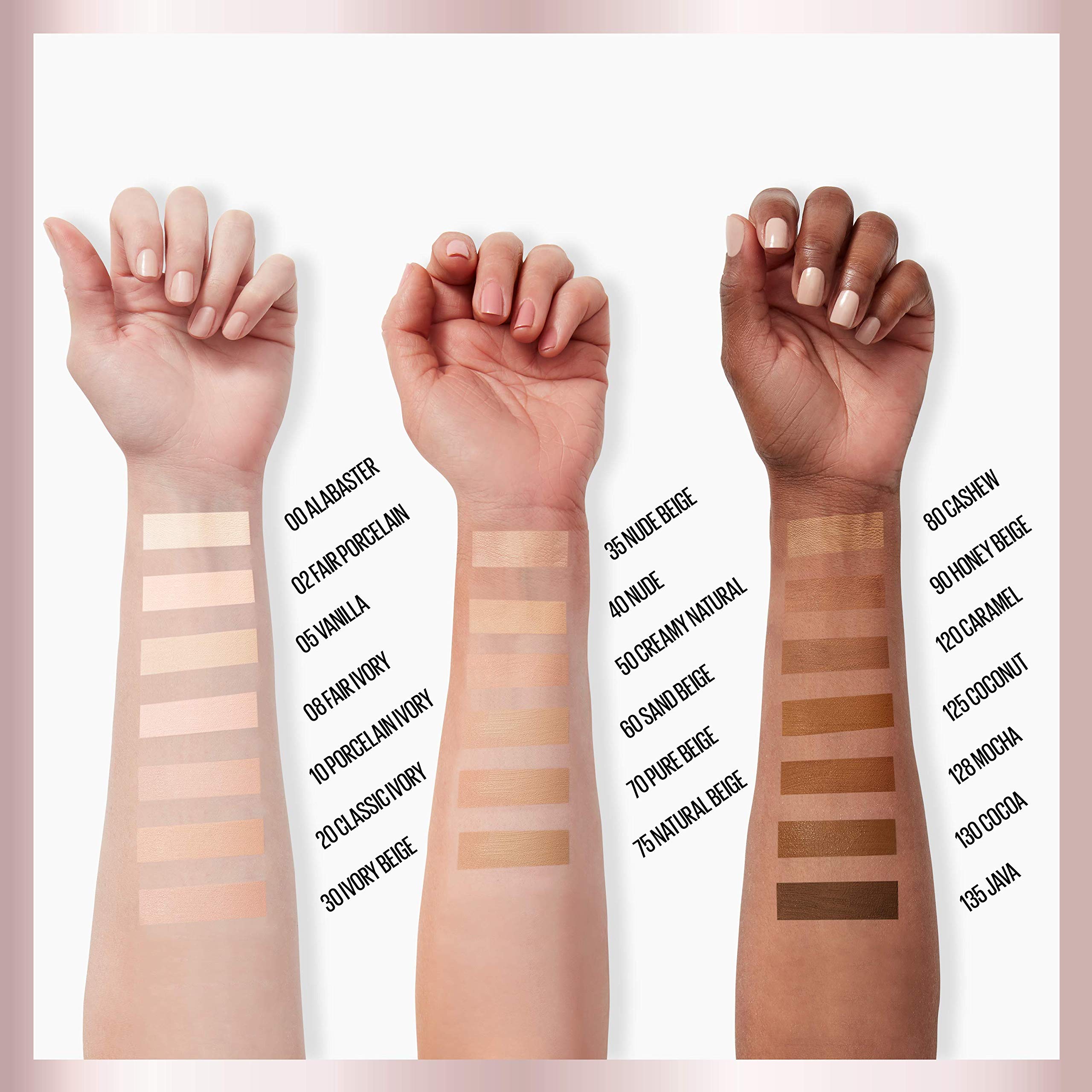 Maybelline Dream Radiant Liquid Foundation – Hydrating Medium Coverage, Fair Porcelain