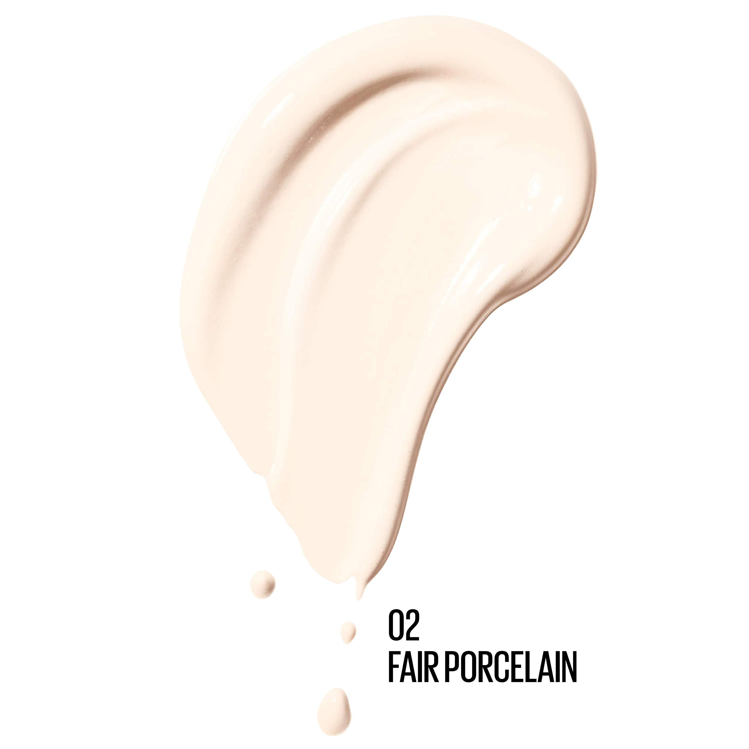 Maybelline Dream Radiant Liquid Foundation – Hydrating Medium Coverage, Fair Porcelain