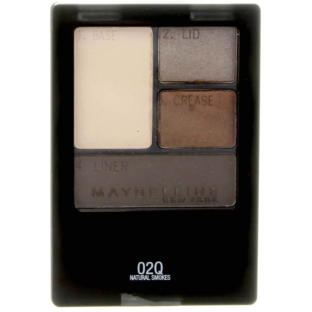 Maybelline Expert Wear Eyeshadow Quads Natural Smokes [02Q] – Pack of 2