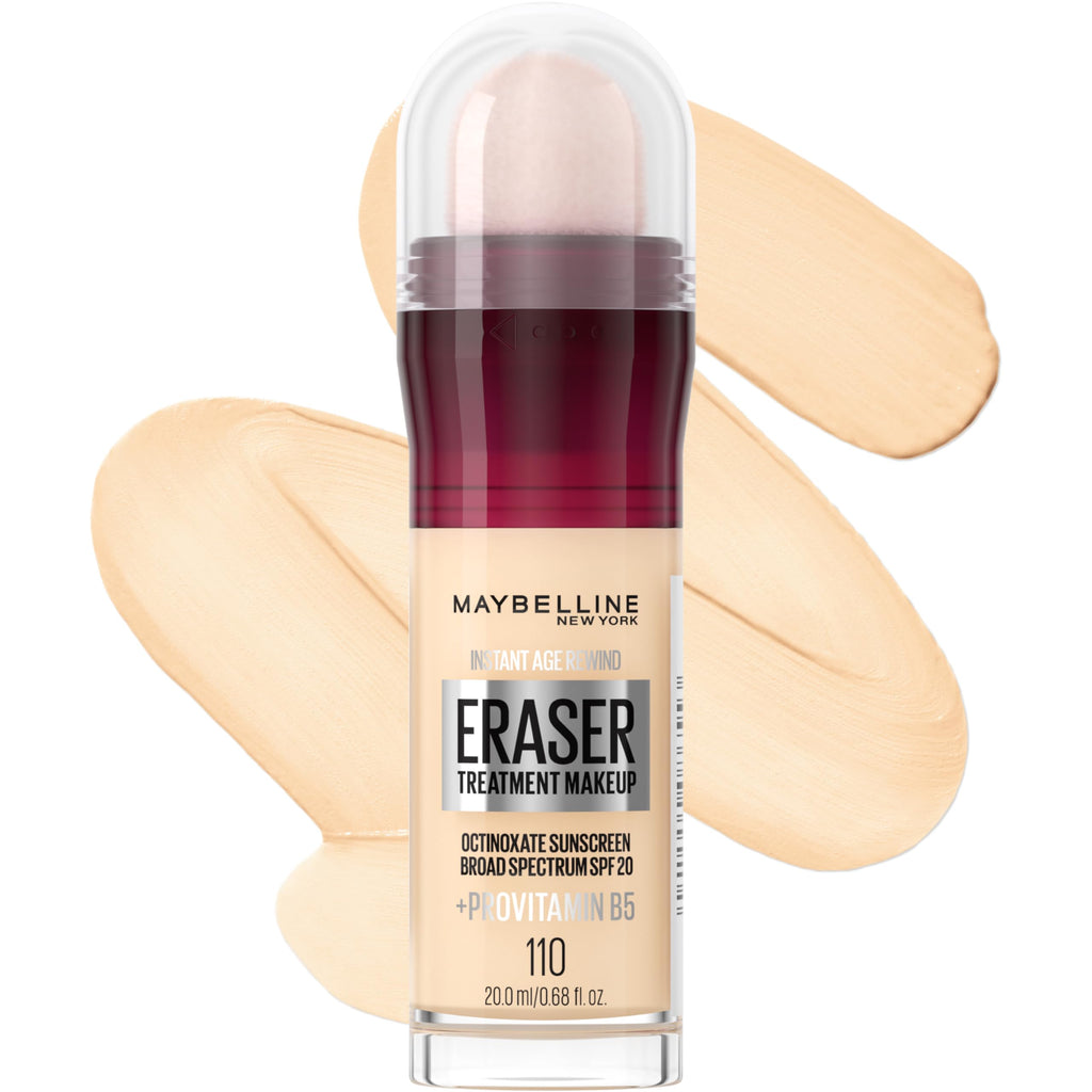 Maybelline Instant Age Rewind Eraser Foundation SPF 20 | ProVitamin B5 Hydration