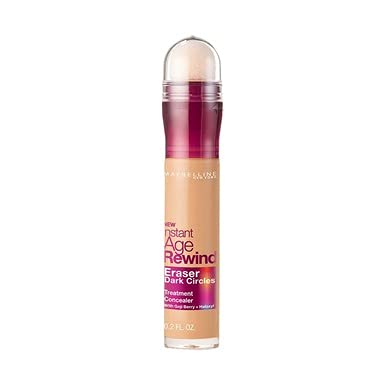 Maybelline Instant Age Rewind Eraser Concealer – Medium, 4-Pack | Brighten Under-Eyes