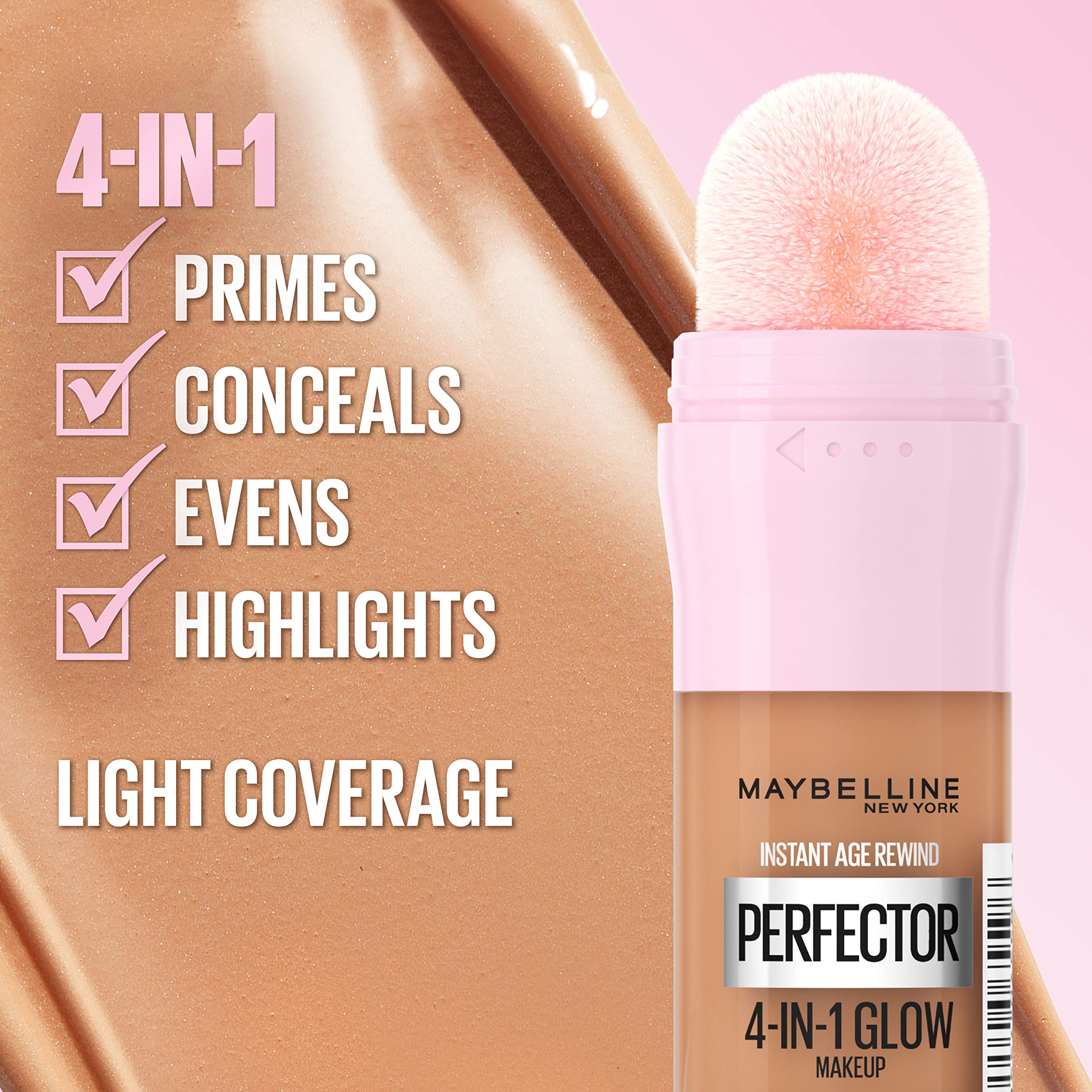Maybelline New York Instant Age Rewind Instant Perfector 4-In-1 Glow Makeup – Medium/Deep
