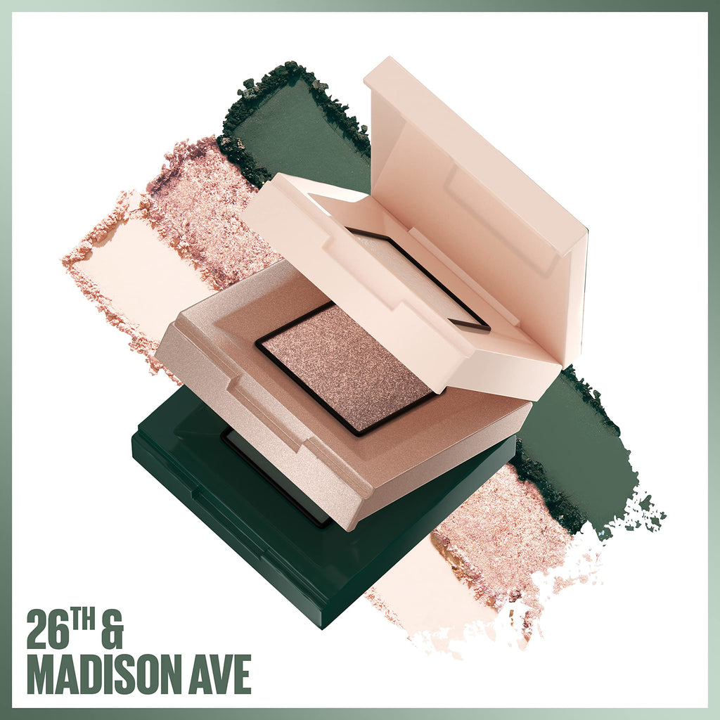 Maybelline Shadow Blocks Eyeshadow Palette – 3-Pan Stack, Travel-Size, SoHo & Brooklyn Inspired