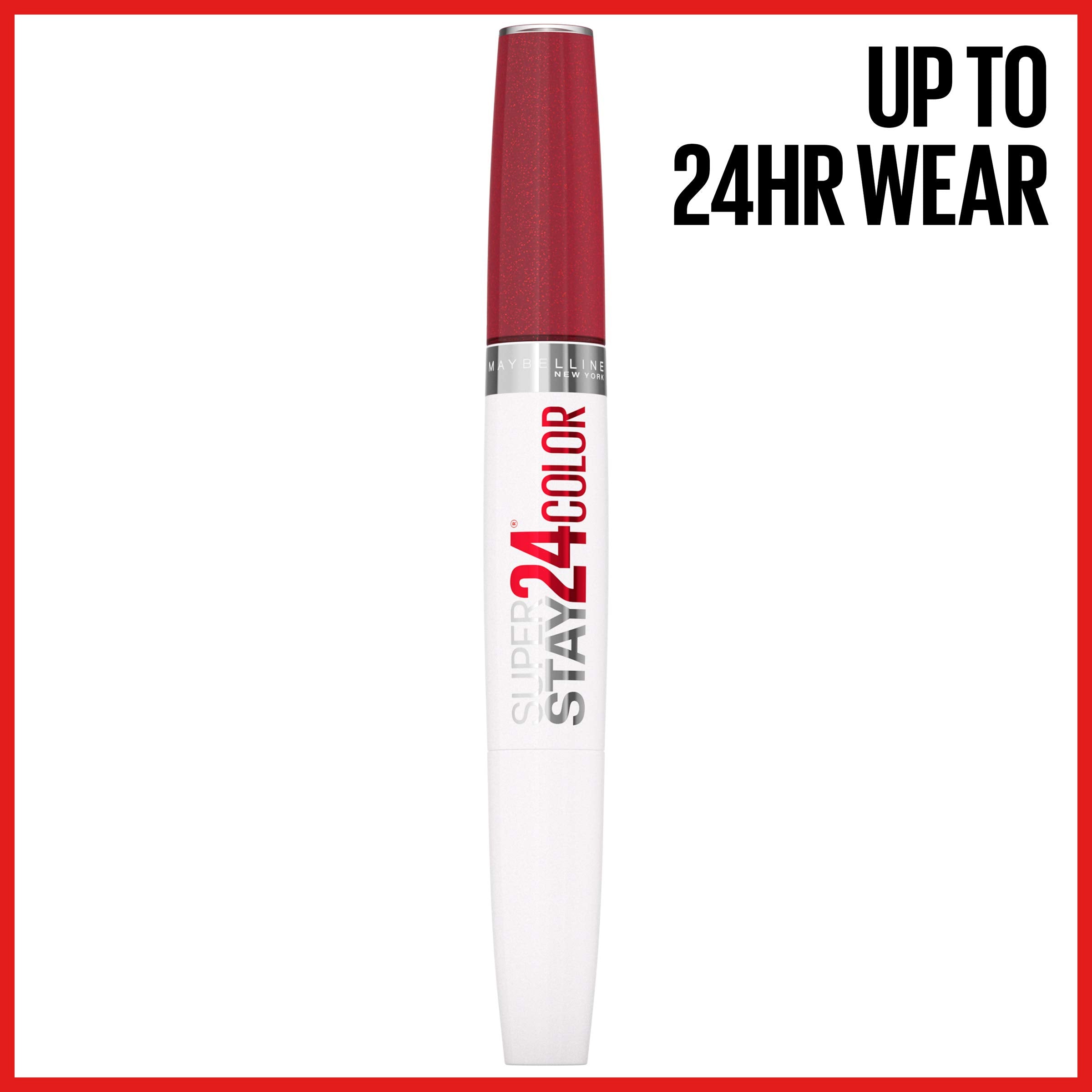 MAYBELLINE Super Stay 24 2-Step Liquid Lipstick & Lip Balm – City Ablaze 930