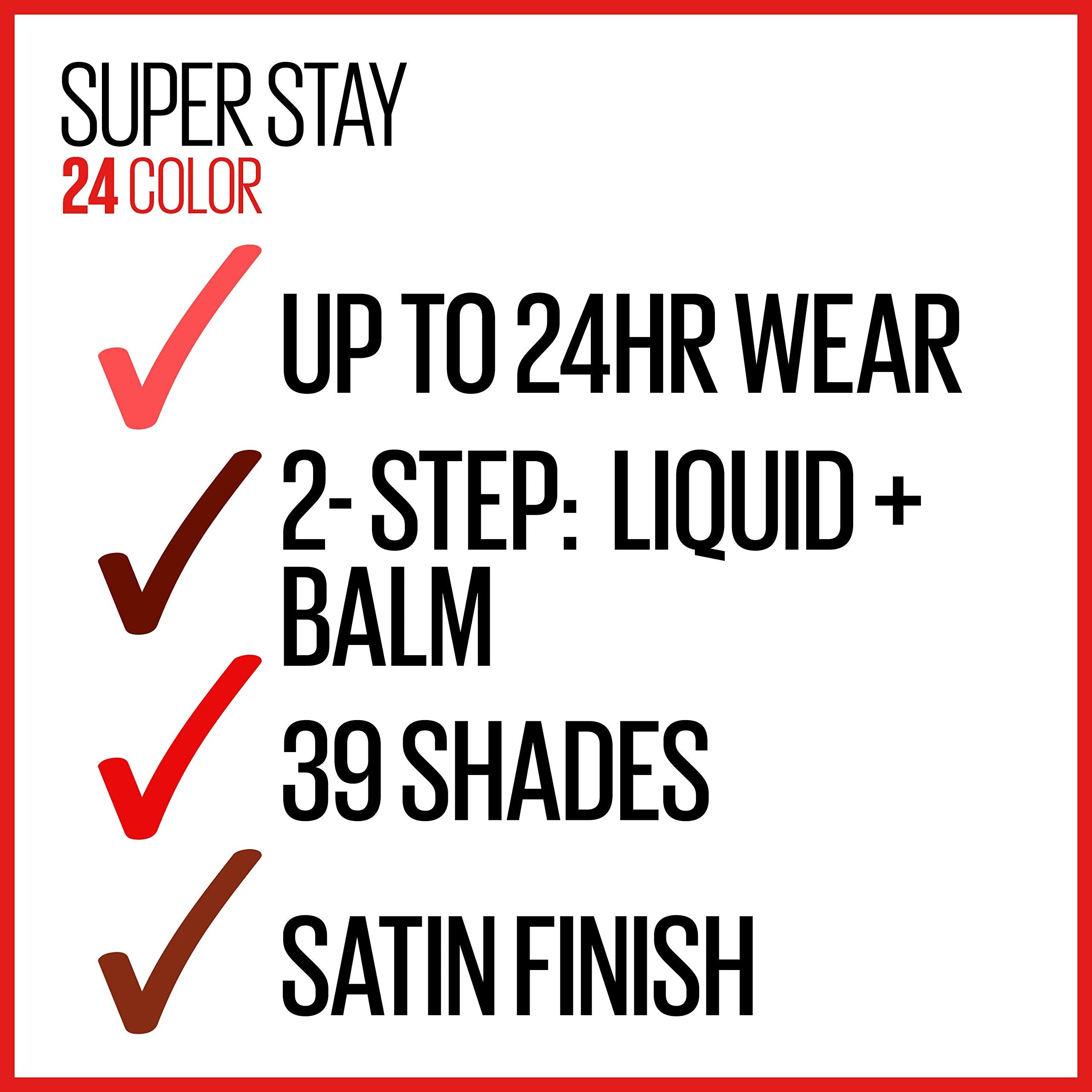 MAYBELLINE Super Stay 24 2-Step Liquid Lipstick & Lip Balm – City Ablaze 930