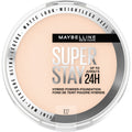 Maybelline Super Stay Hybrid Powder Foundation – 24HR Matte Coverage, Medium-to-Full, Shade 102
