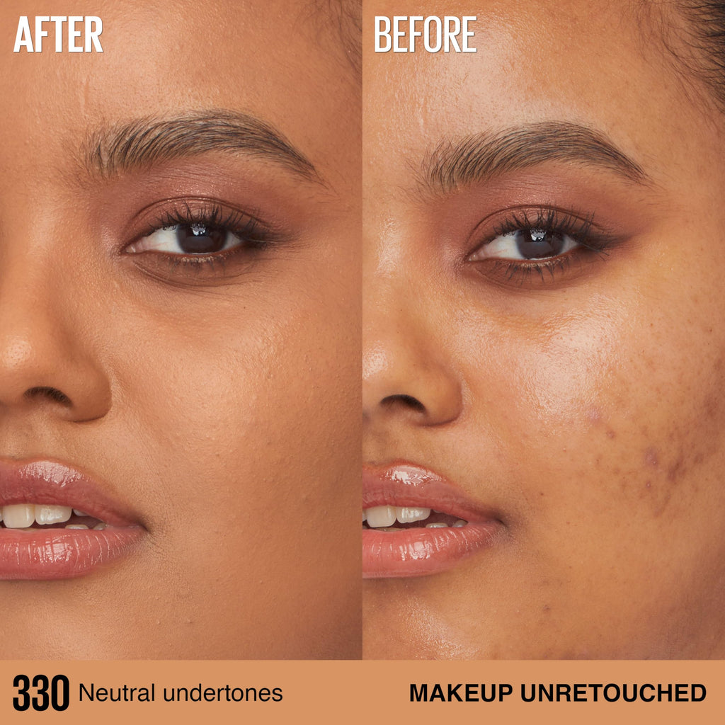 Maybelline Super Stay Lumi-Matte Foundation 330 – Lightweight, Buildable Coverage, 30HR Wear