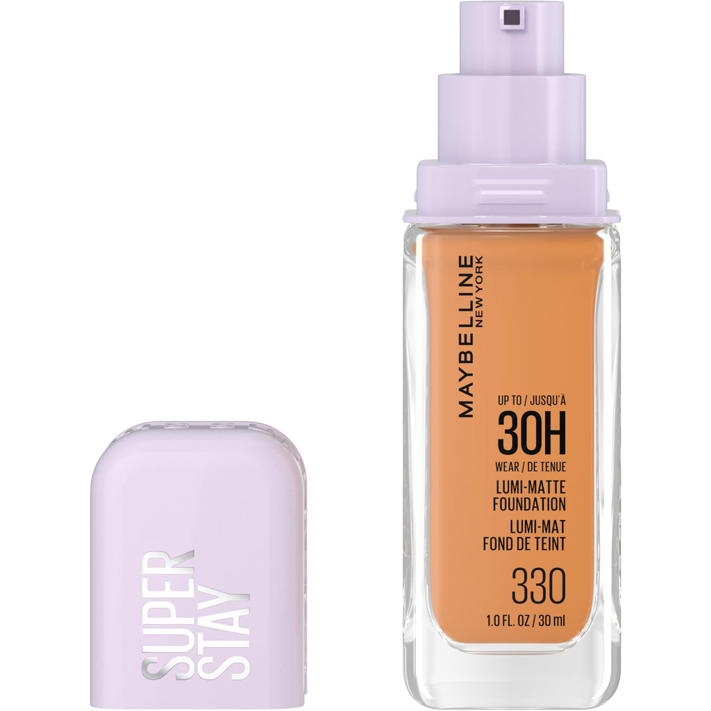 Maybelline Super Stay Lumi-Matte Foundation 330 – Lightweight, Buildable Coverage, 30HR Wear