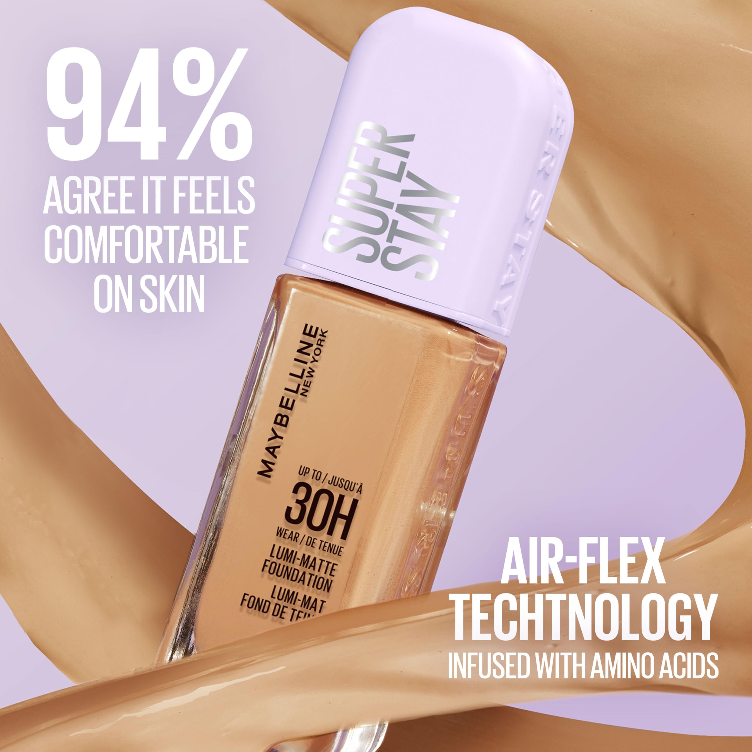 Maybelline Super Stay Lumi-Matte Foundation 330 – Lightweight, Buildable Coverage, 30HR Wear