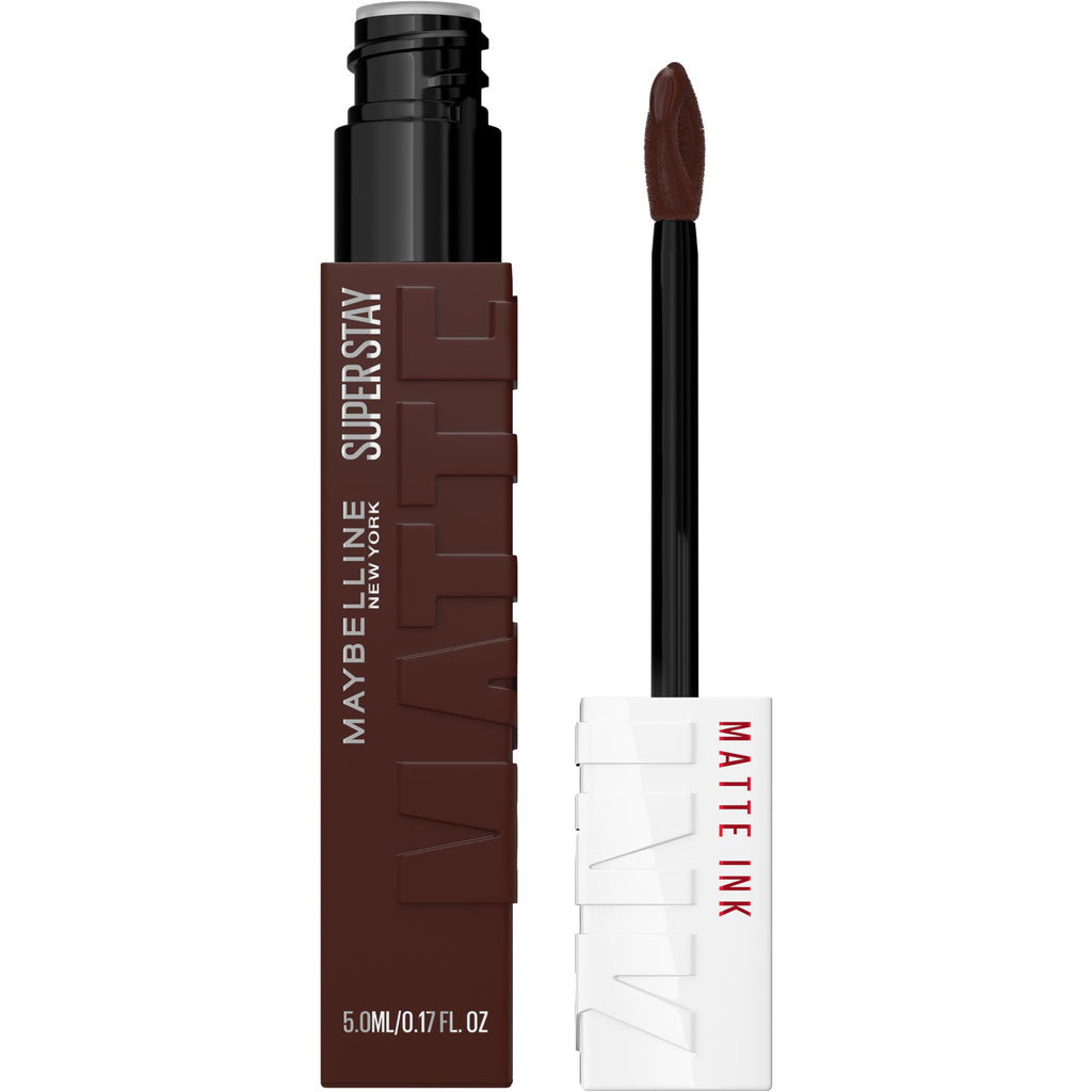 Maybelline Super Stay Matte Ink Lipstick – Vixen (Intense Blackened Brown) | Up to 16-Hour Wear