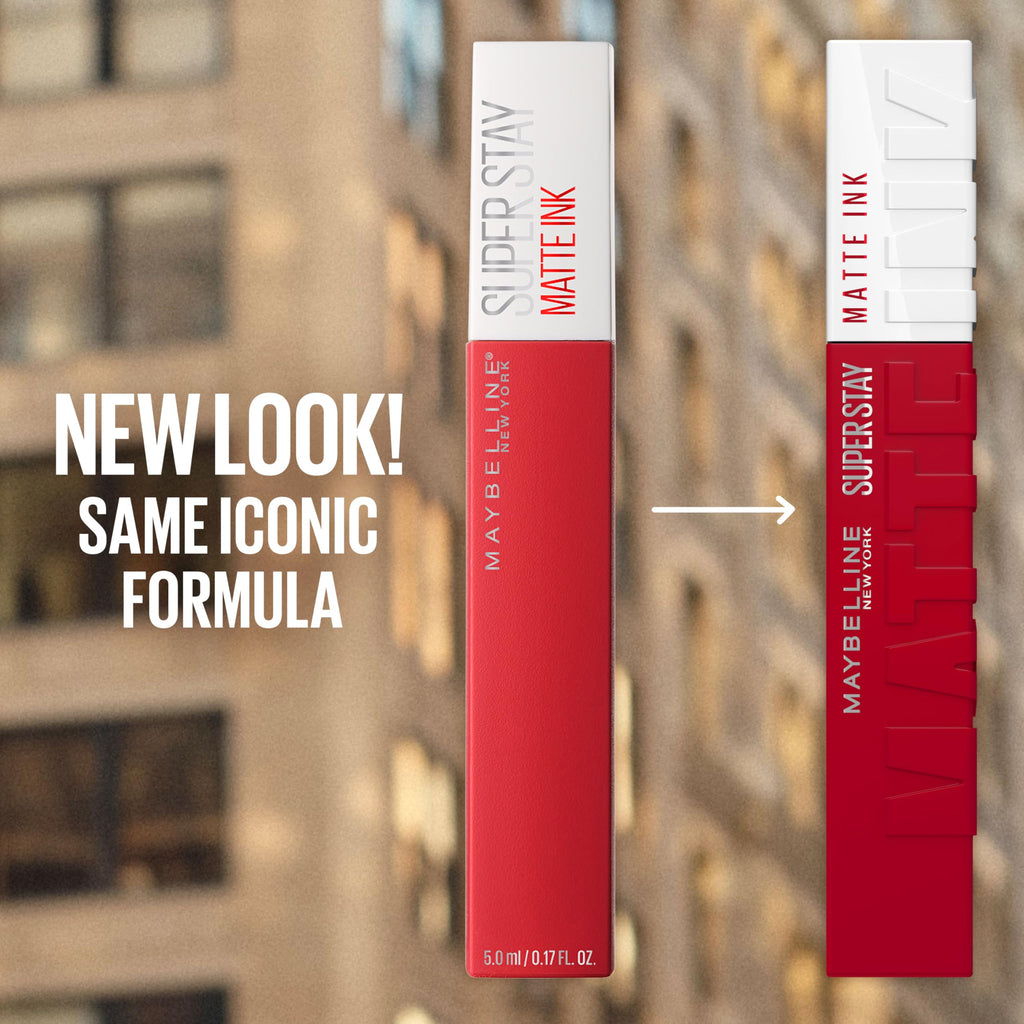 Maybelline Super Stay Matte Ink Lipstick – Vixen (Intense Blackened Brown) | Up to 16-Hour Wear