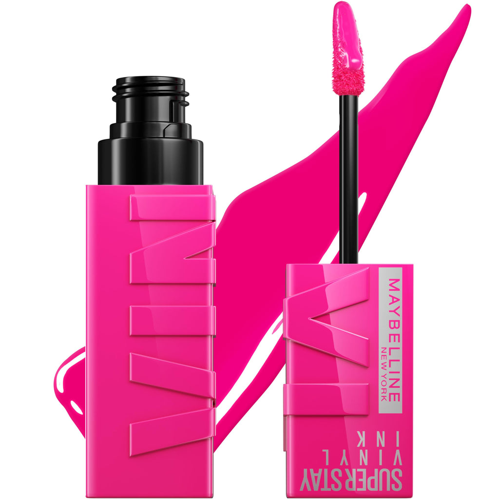 MAYBELLINE Super Stay Vinyl Ink Lip Color | 16HR No-Budge Longwear Shine, 20 Shades