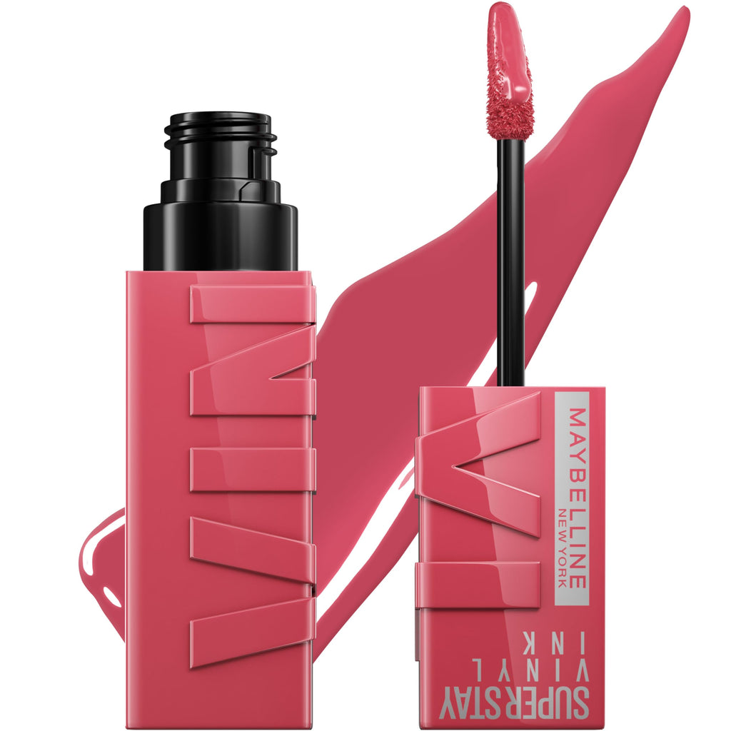 MAYBELLINE Super Stay Vinyl Ink Longwear Lip Color — 16HR No-Budge Shine in 20 Vinyl Shades