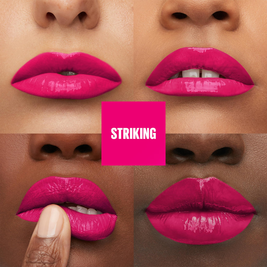 MAYBELLINE Super Stay Vinyl Ink Lip Color | 16HR No-Budge Longwear Shine, 20 Shades
