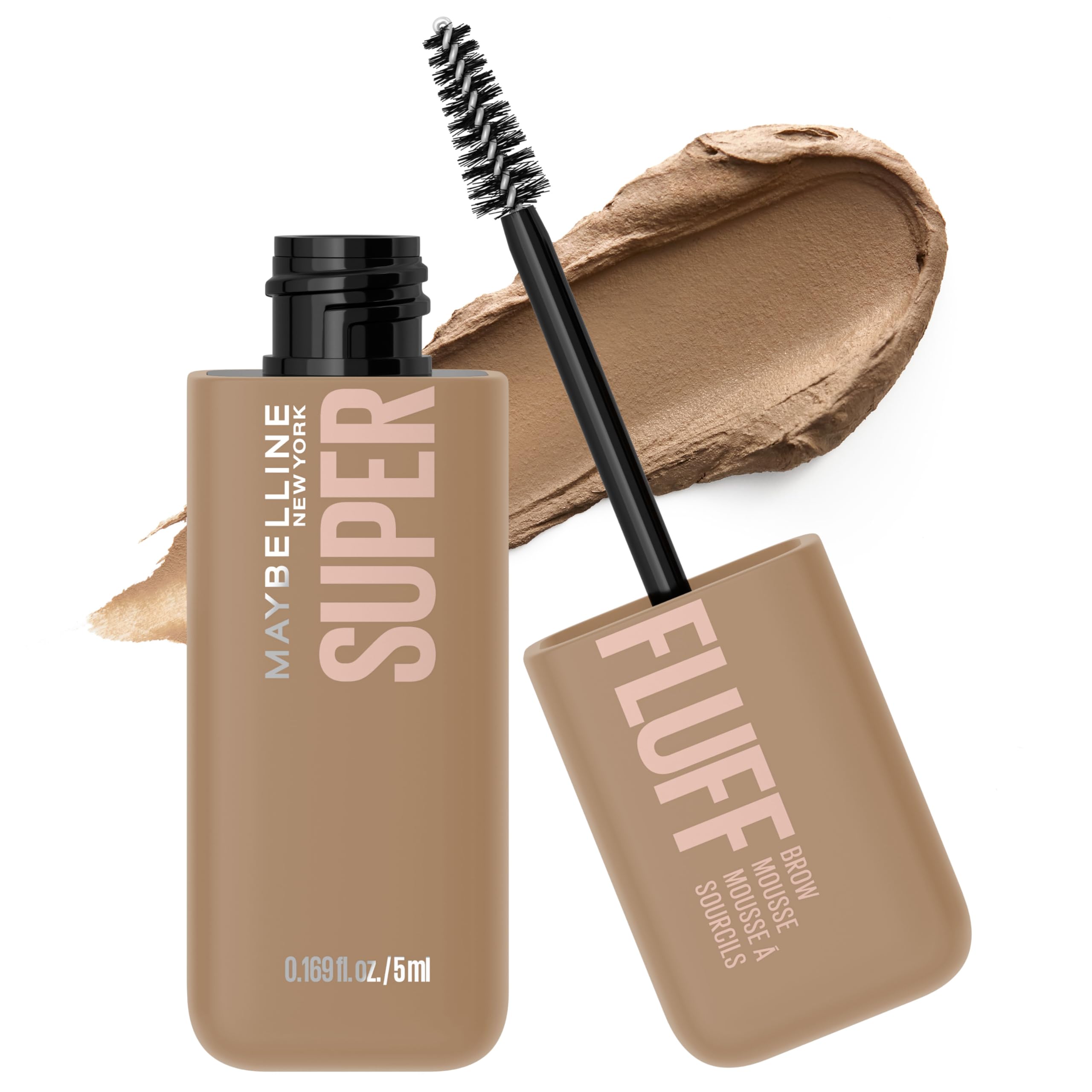 Maybelline Superfluff Brow Mousse – All-Day Fluffy Brow Gel in Blonde
