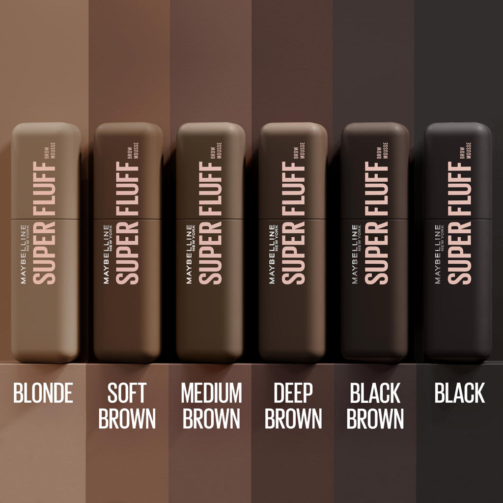 Maybelline Superfluff Brow Mousse – All-Day Fluffy Brow Gel in Blonde