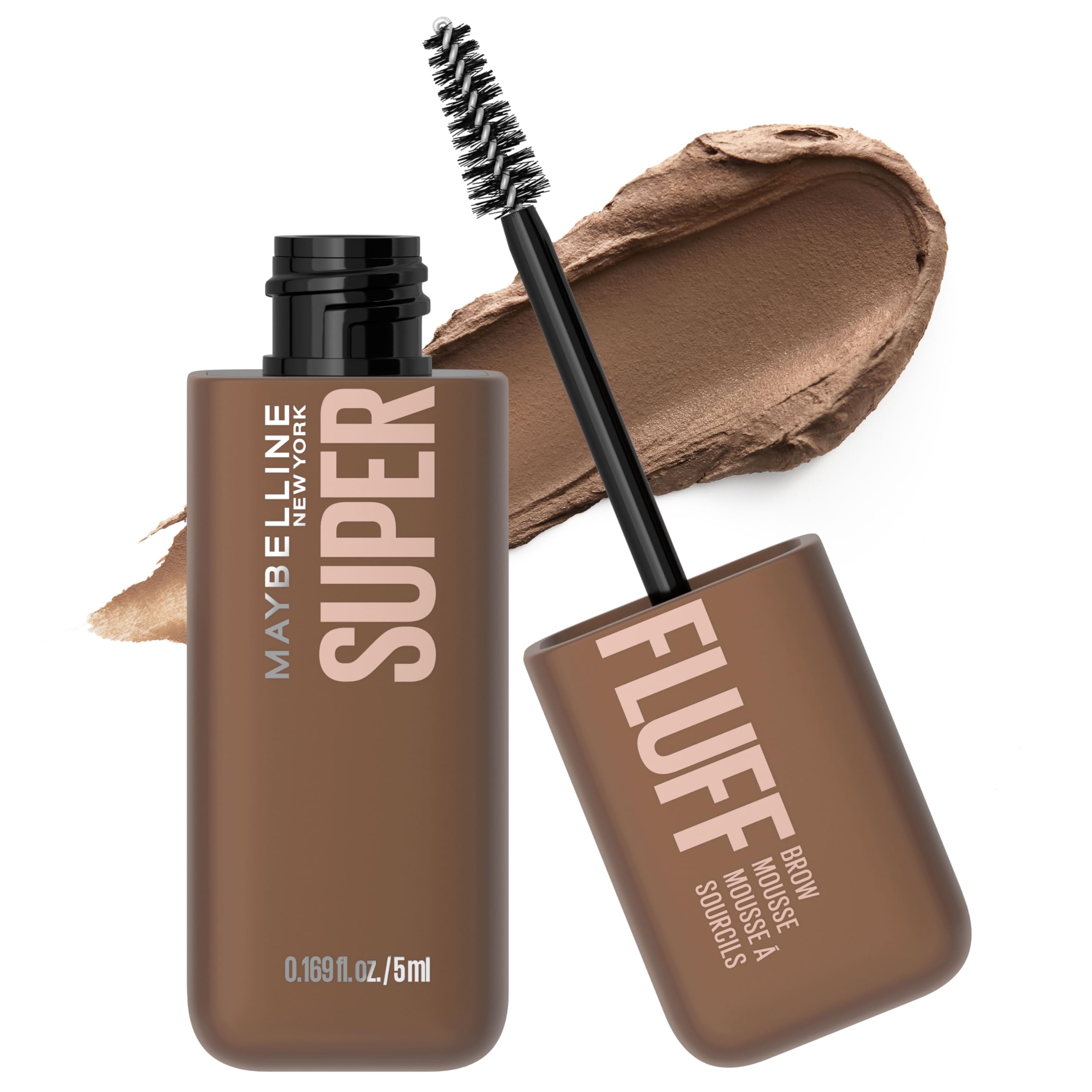 Maybelline Superfluff Brow Mousse – All-Day Fluffy Brows in Soft Brown