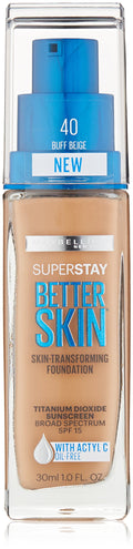 Maybelline New York Superstay Better Skin Foundation Buff Beige – All-Day Coverage