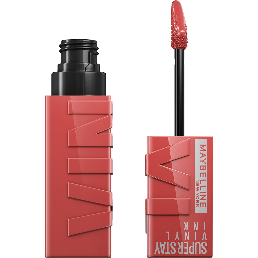 Maybelline Super Stay Vinyl Ink Longwear Lip Color – Peachy Nude, 0.14 fl oz