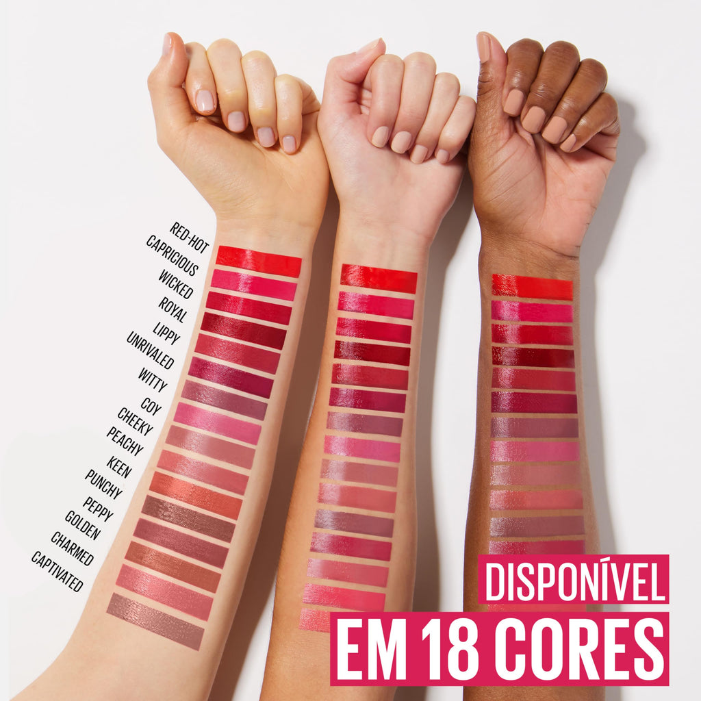 Maybelline Super Stay Vinyl Ink Longwear Lipcolor – No-Budge Shine (Rose Mauve Nude)