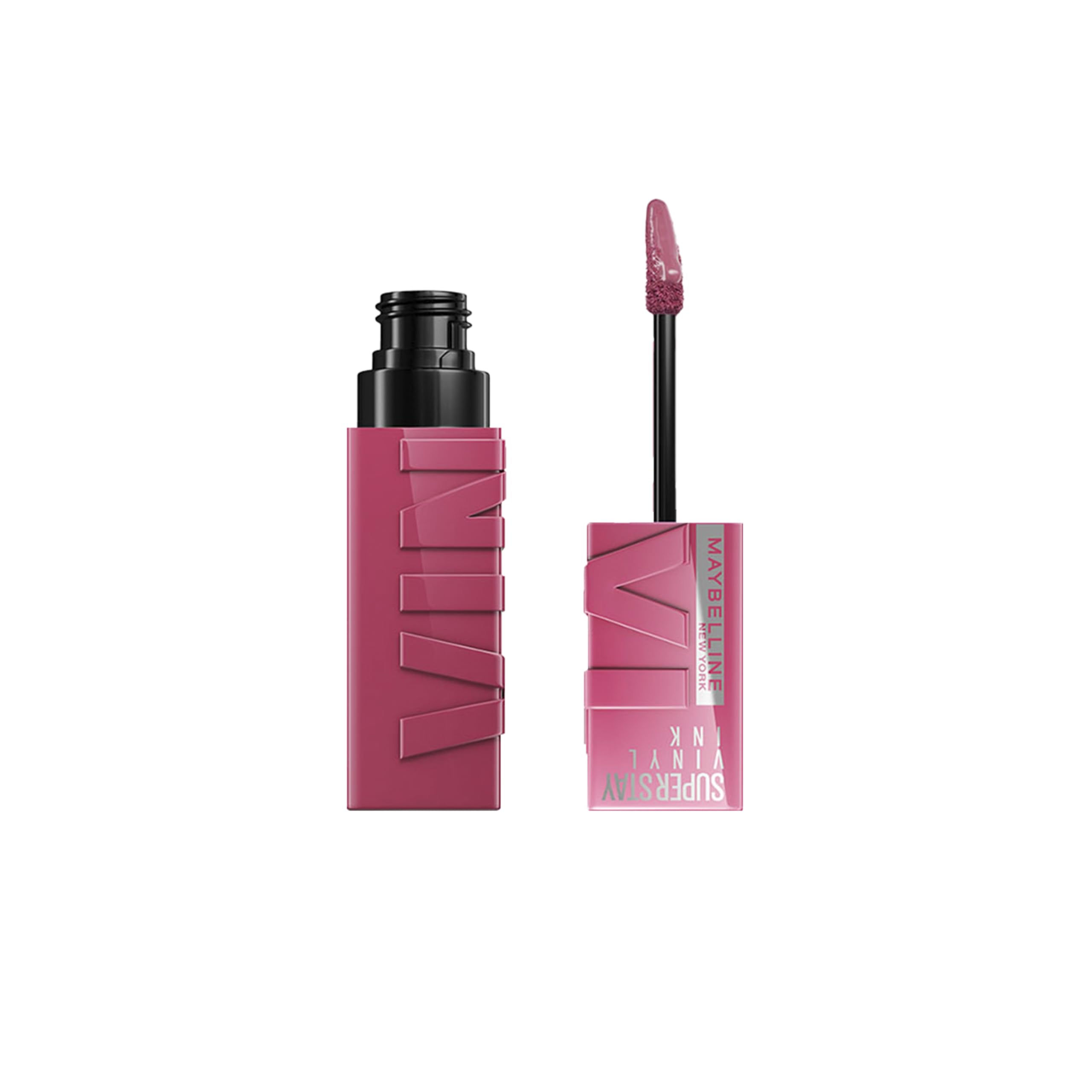 Maybelline Super Stay Vinyl Ink Longwear Lipcolor – No-Budge Shine (Rose Mauve Nude)