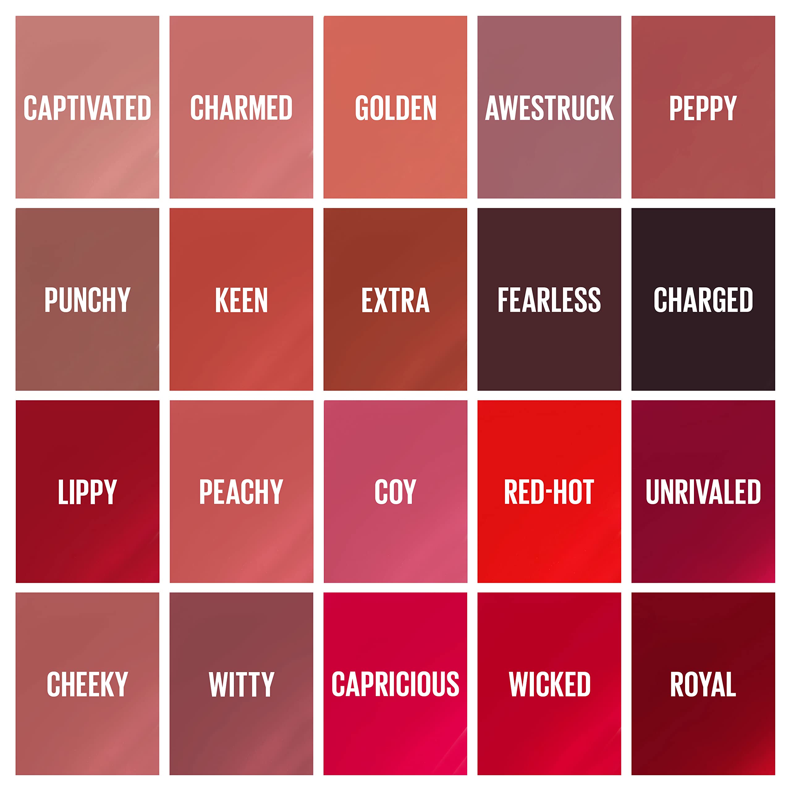 Maybelline Super Stay Vinyl Ink Longwear Lipcolor – 16HR No-Budge Shine, 20 Shades