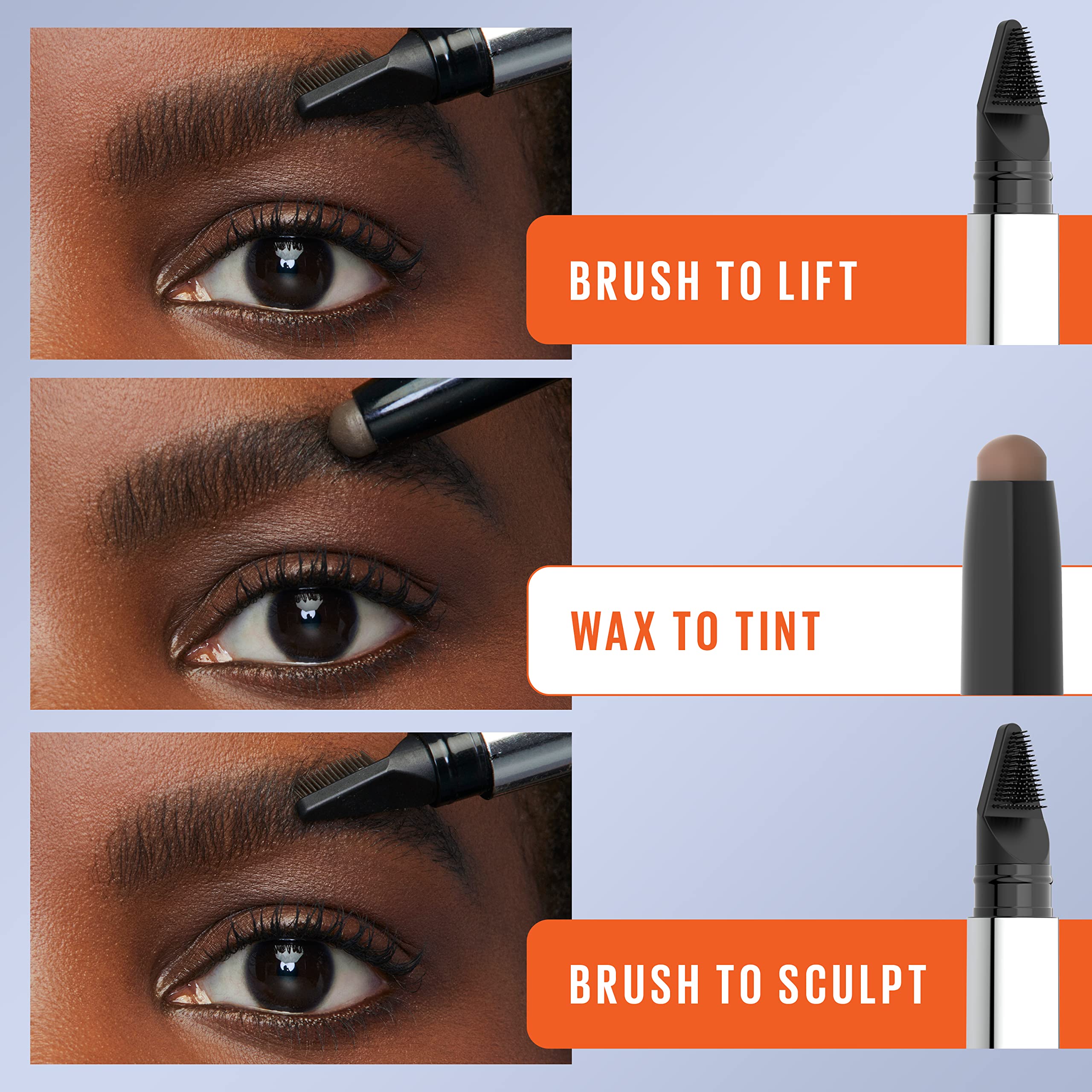 Maybelline TattooStudio Brow Lift Stick – Deep Brown Tint & Lift for Brows