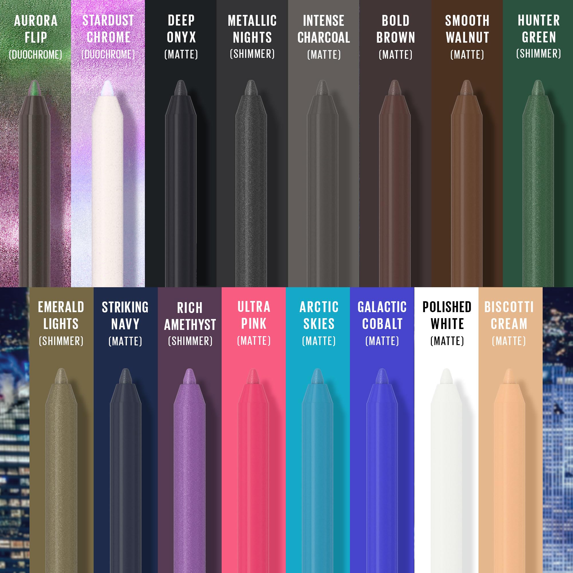 Maybelline Tattoo Studio Eyeliner Pencil – 36-Hour Waterproof, Emerald Lights