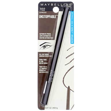 Maybelline Unstoppable Smudge-Proof Eyeliner Espresso – Waterproof 2-Pack (0.01 oz each)