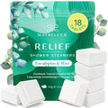 Maybeluck Eucalyptus Mint Shower Steamers 18 Pack | Natural Aromatherapy for Home Spa