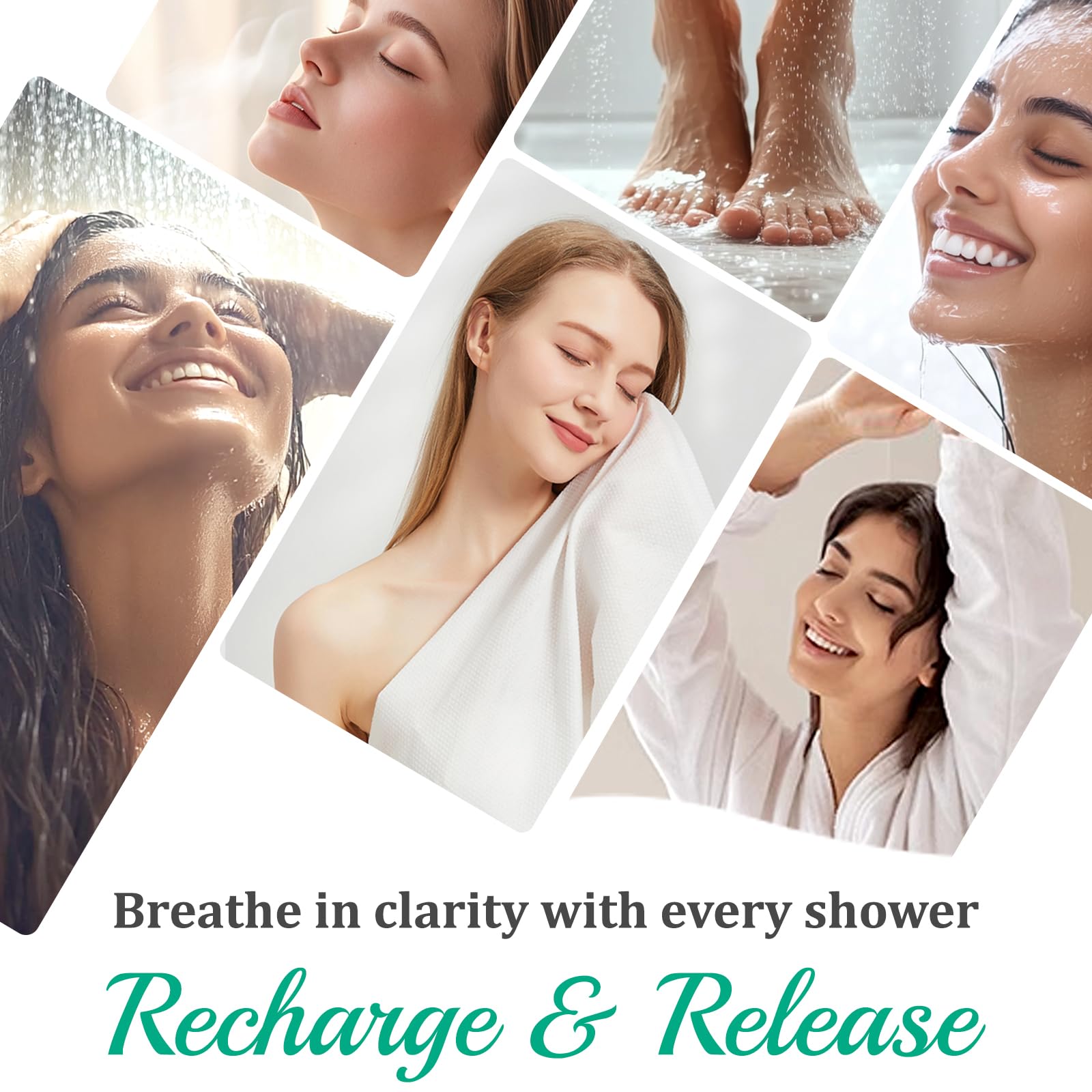 Maybeluck Eucalyptus Mint Shower Steamers 18 Pack | Natural Aromatherapy for Home Spa