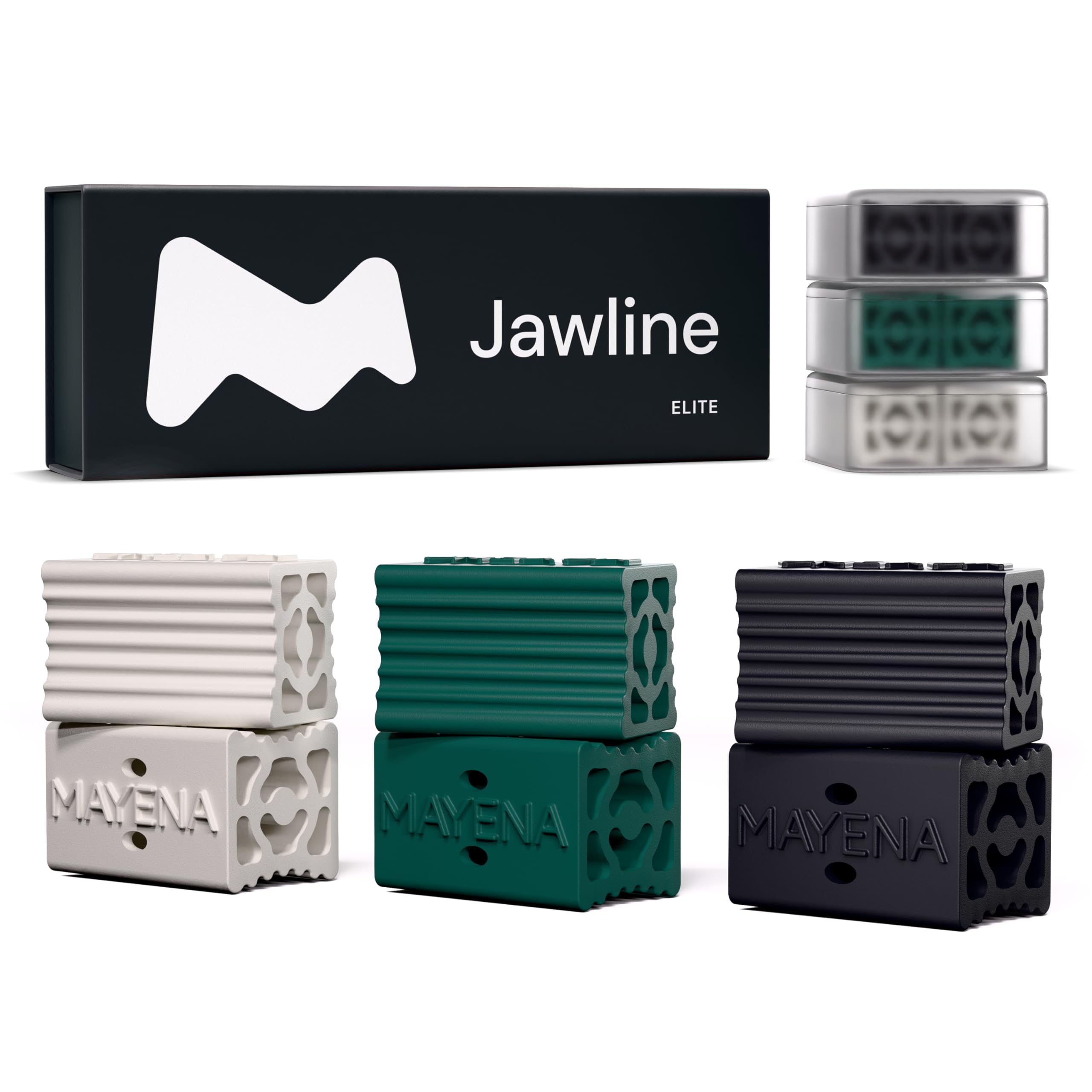 Mayena Jaw Exerciser Elite | Heavy-Duty 3-Resistance Set (80/90/100 lbs)