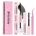 Mayhug Lash Cluster Bond & Seal Kit – 4-in-1 DIY Lash Extensions (Remover + Tweezers)