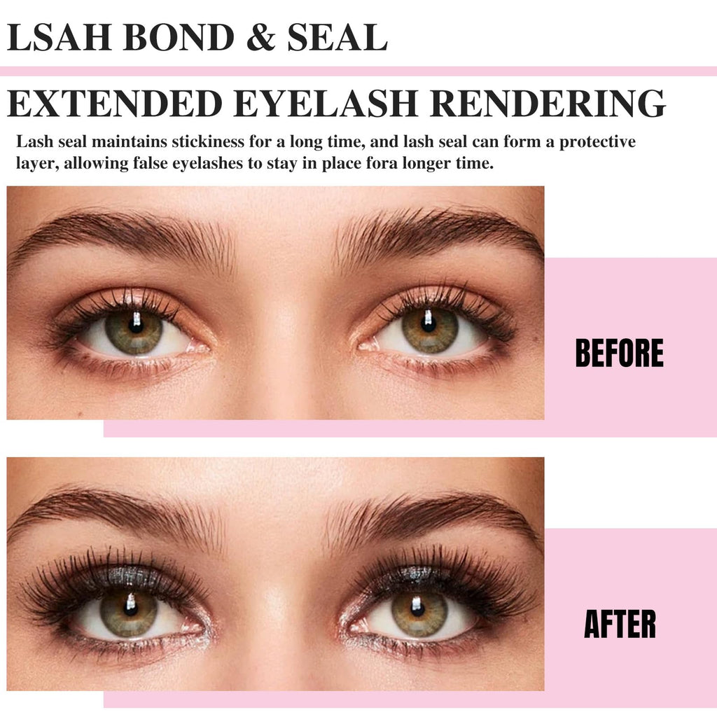 Mayhug Lash Cluster Bond & Seal Kit – 4-in-1 DIY Lash Extensions (Remover + Tweezers)