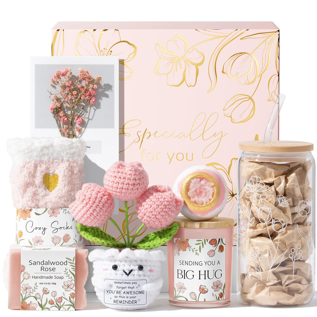 MAYICIVO Birthday Gift Box for Women – Self-Care Spa Gift Basket & Get Well Gift