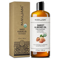 MAYJAM Sweet Almond Oil – 16 oz USDA Certified Pure & Natural Carrier Oil for Skin, Hair & Essential Oil Blends (473 ml)