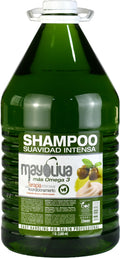 Mayoliva Shampoo Plus with Omega 3 – Deep Moisturizing Hair Cleanser for Dry & Damaged Hair | 1 Gal