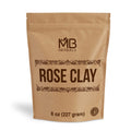 MB Herbals Rose Clay 8 oz | Pink Kaolin Clay for Gentle Oil Control & Mild Exfoliation