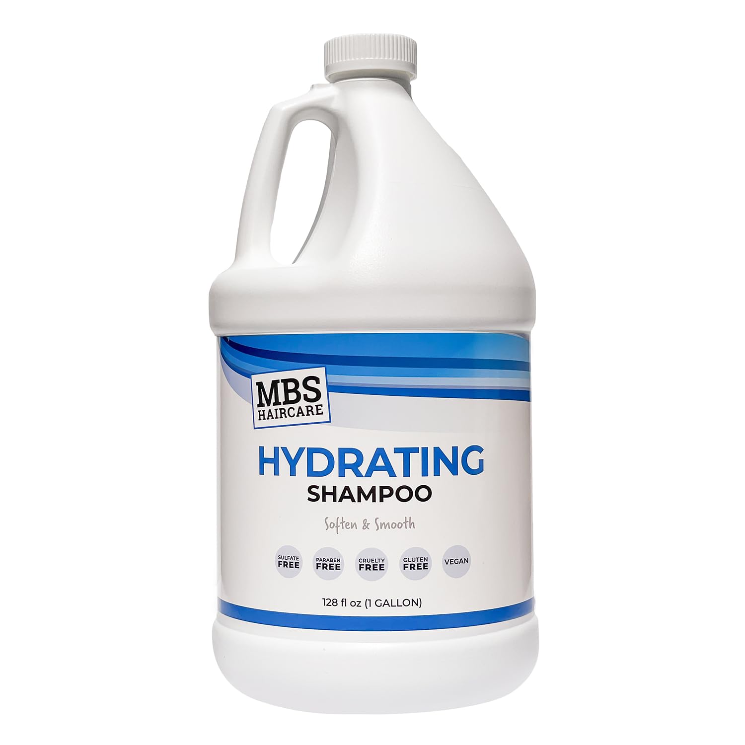 MBS Haircare Hydrating Shampoo – 1 Gallon | Sulfate Free, Paraben Free, Vegan