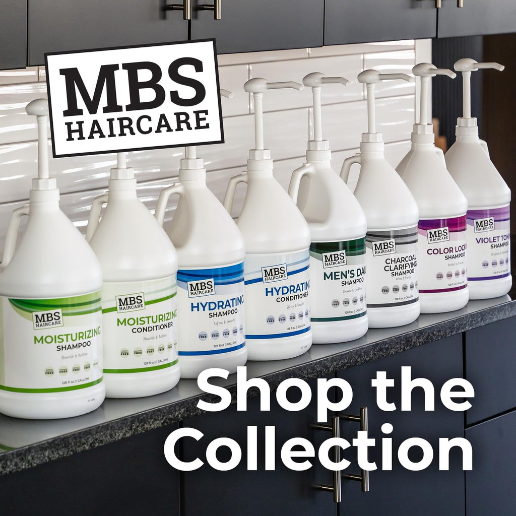 MBS Haircare Hydrating Shampoo – 1 Gallon | Sulfate Free, Paraben Free, Vegan