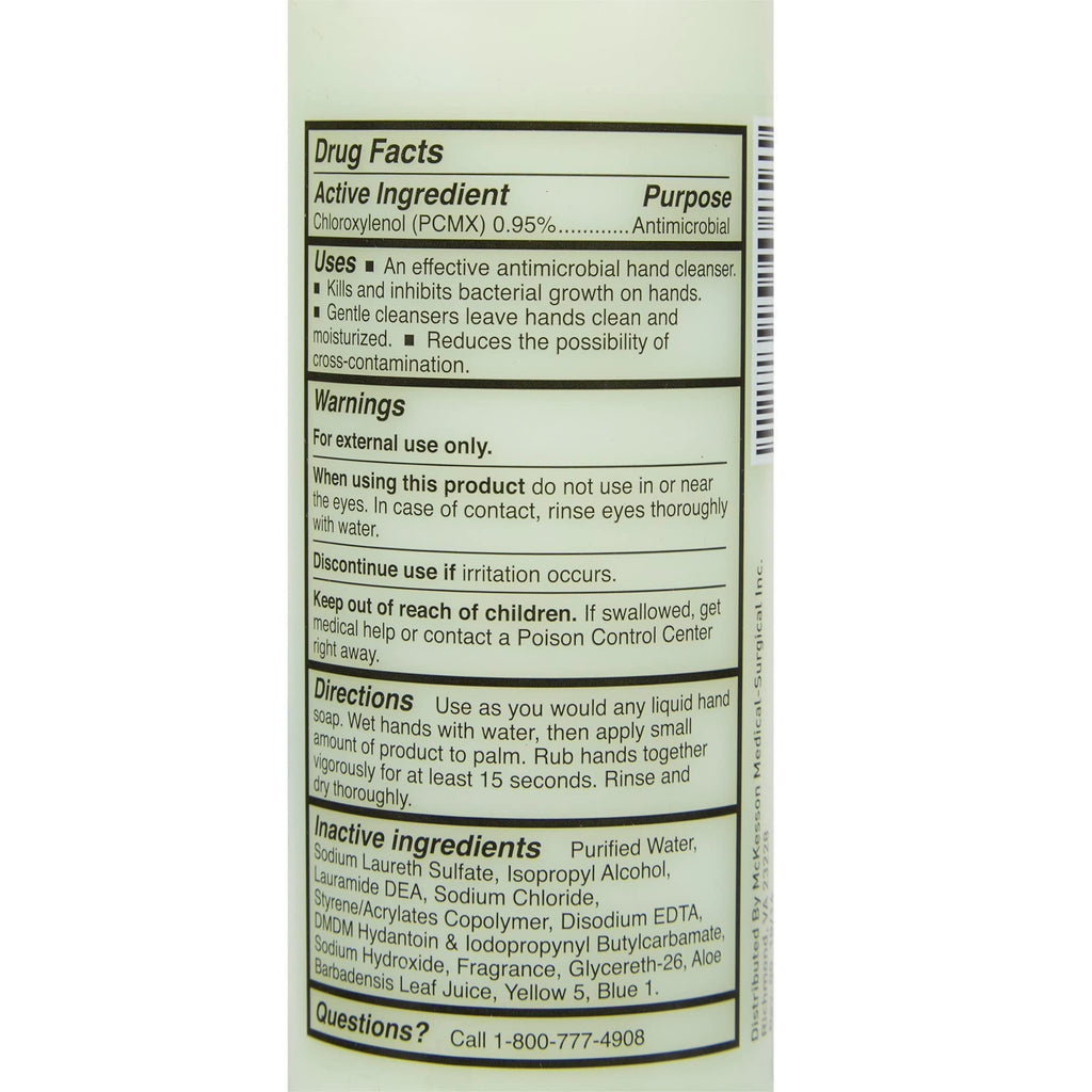 McKesson Antimicrobial Lotion Hand Soap with Aloe – 8 oz Pump, Herbal Scent