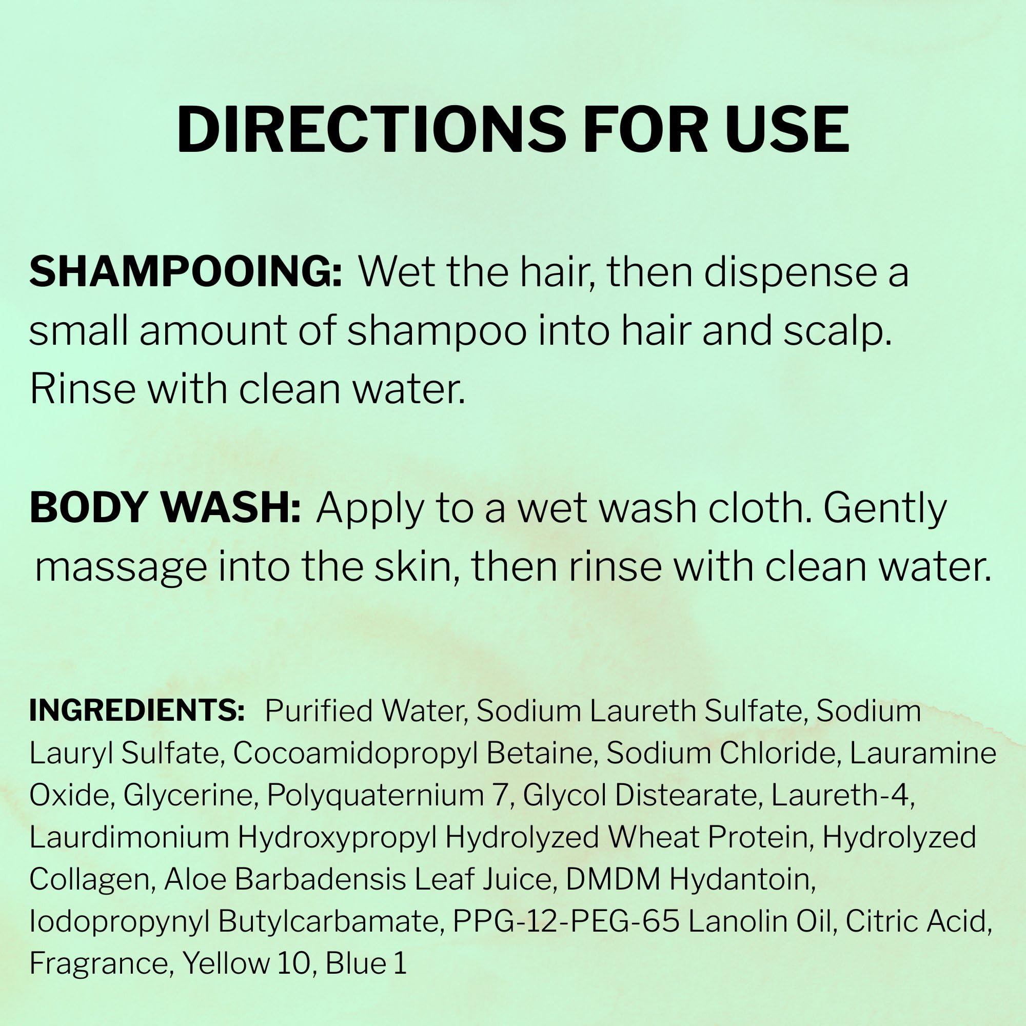 McKesson 1 Gallon Body Wash & Shampoo – Aloe & Cucumber Melon, 2-in-1 for Sensitive Skin