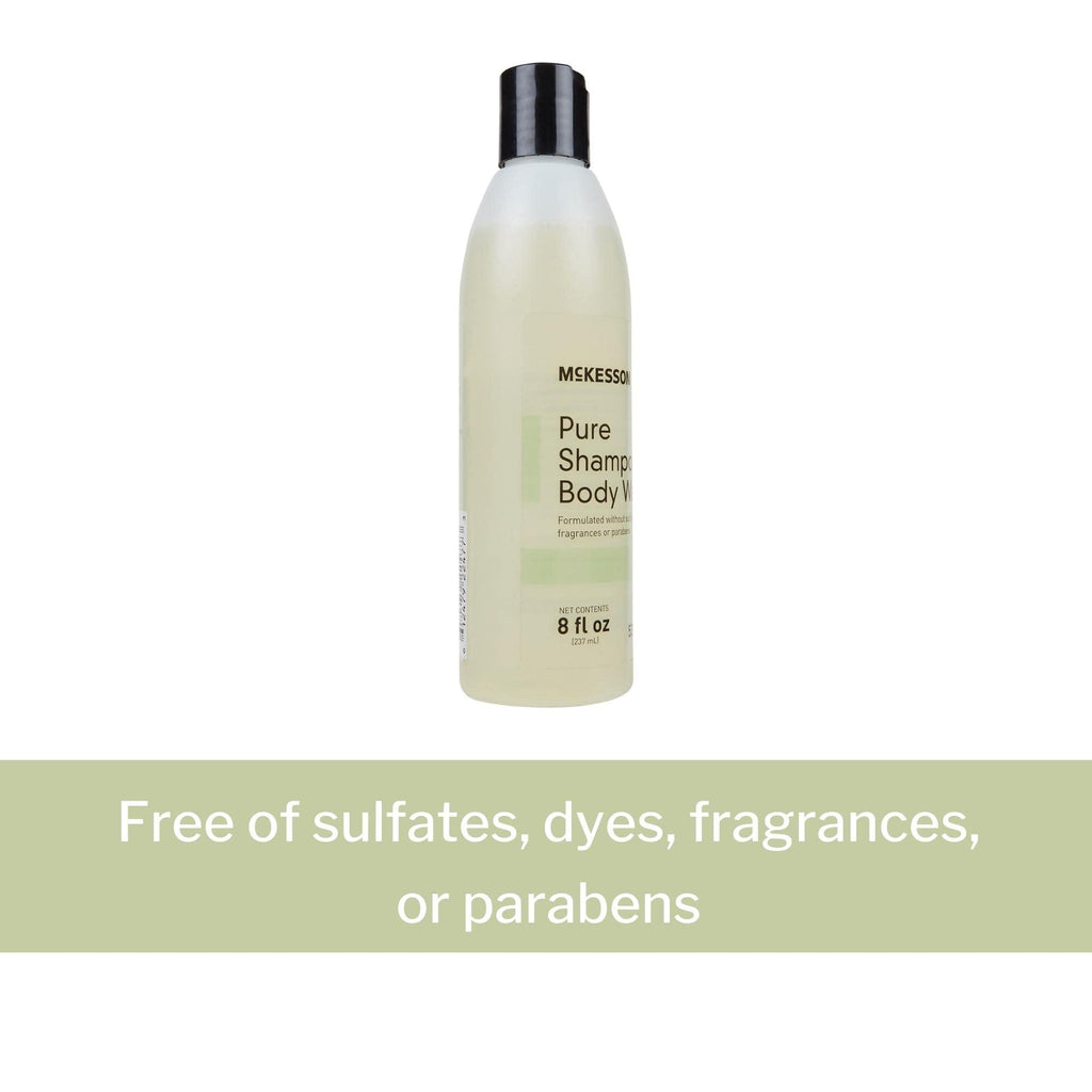 McKesson Pure Shampoo & Body Wash — 2-in-1, Sulfate-Free, Fragrance-Free, Unscented, 8 oz