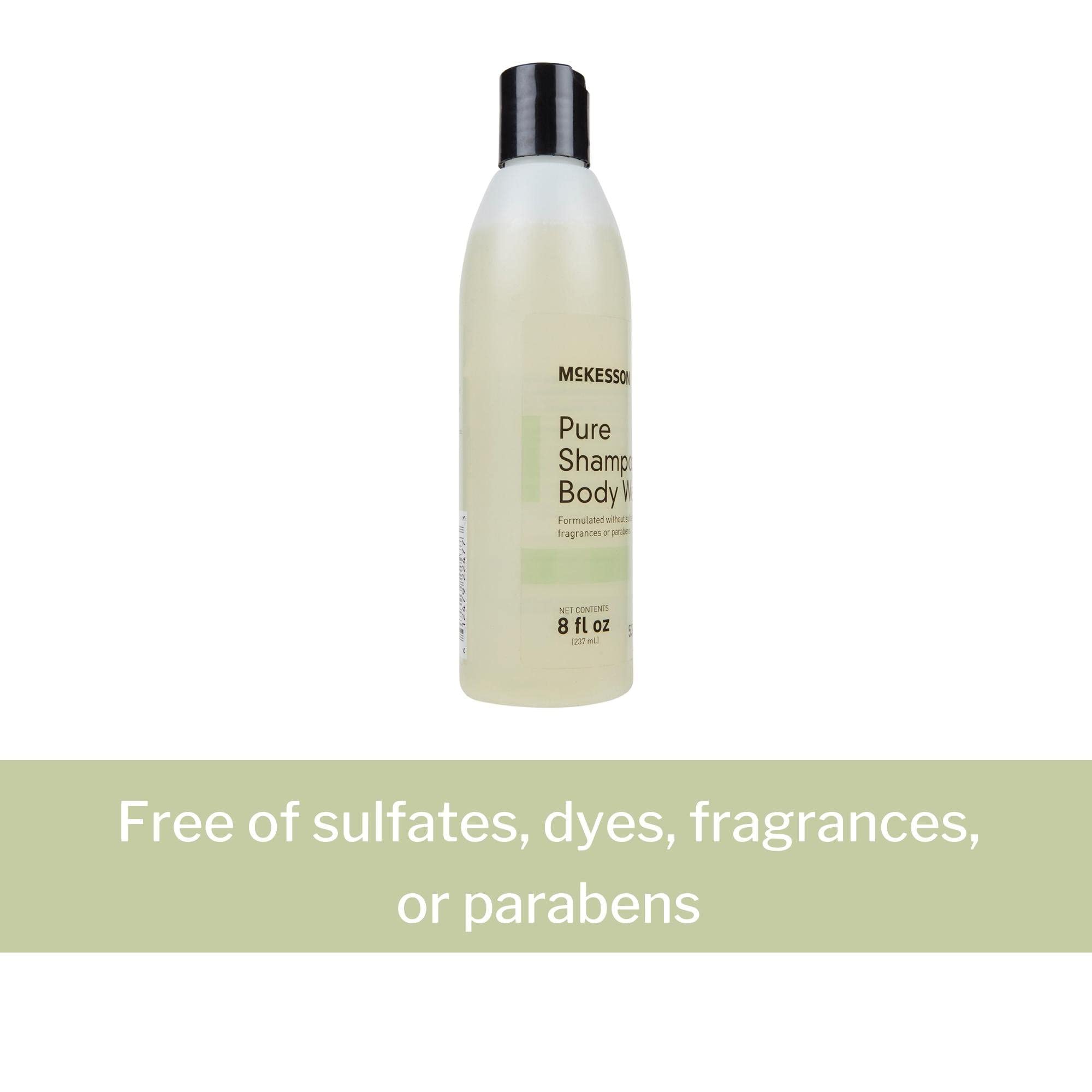 McKesson Pure Shampoo & Body Wash — 2-in-1, Sulfate-Free, Fragrance-Free, Unscented, 8 oz